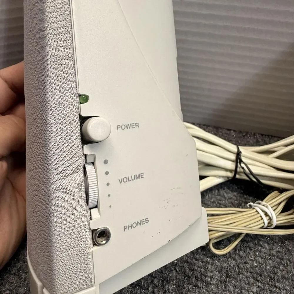 Sony Active Speaker System 1-825-355-12 Wired 2.0 Vaio White Desktop PC Parts